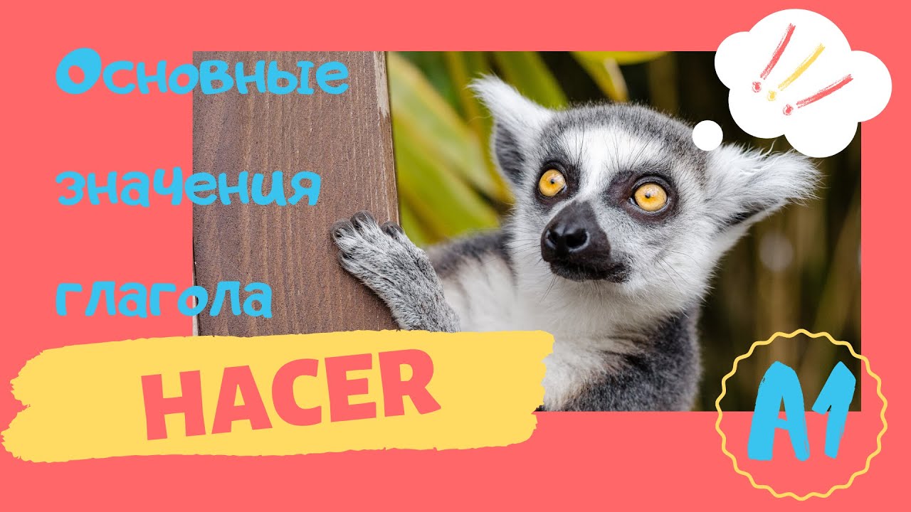Основные значения глагола HACER