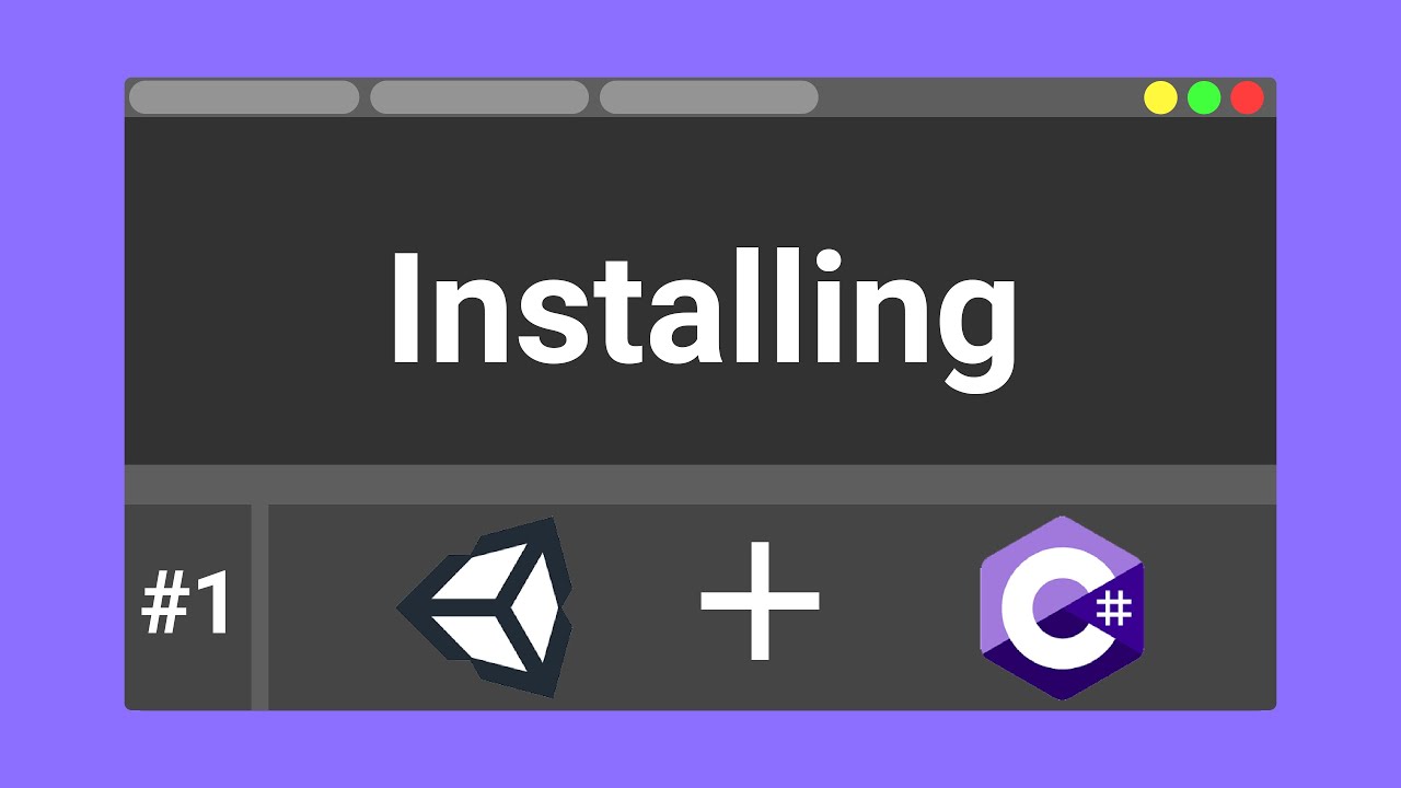How to install Unity3D + Visual Studio Community - Unity and C# Tutorial Series #1