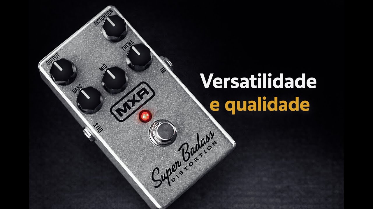 MXR Super Badass Distortion | Versatilidade e qualidade | Pedal vs expectativas #pedal 13