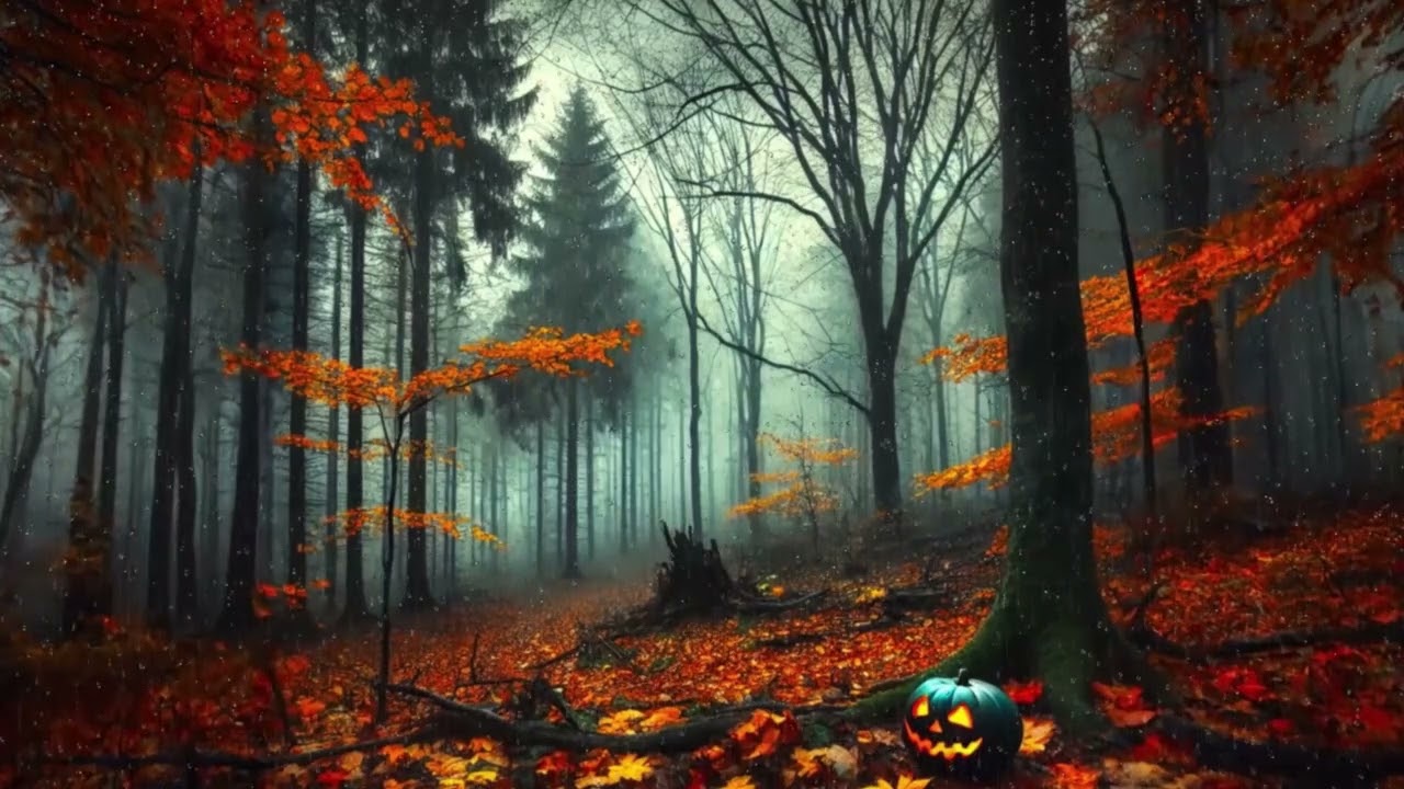 LIGHT FOREST RAINFALL.  RELAXING AUTUMN RAIN, FOR STRONG SLEEP AND RELAX.