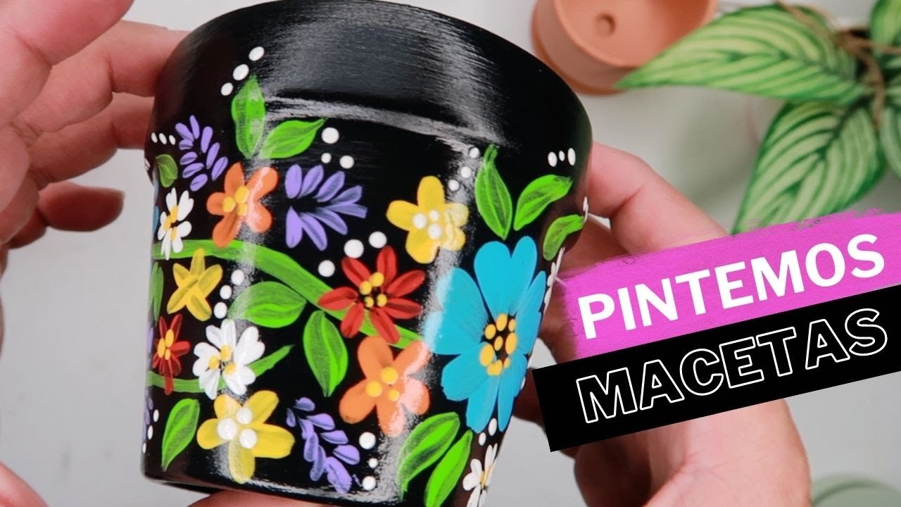 Pintemos nuestra primera maceta