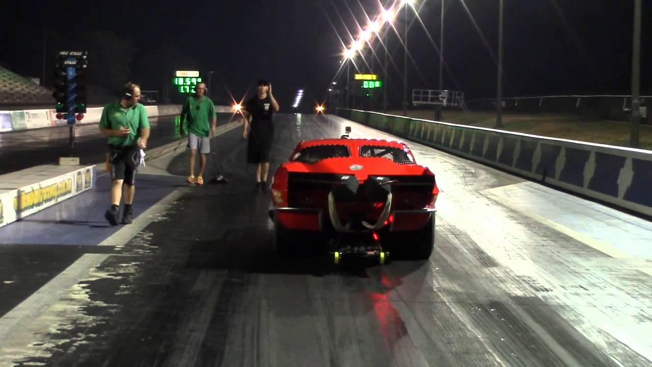 CHRIS VAN''THOF SHAKING DOWN THE CORVETTE FOR NOSTALGIA DRAGS
