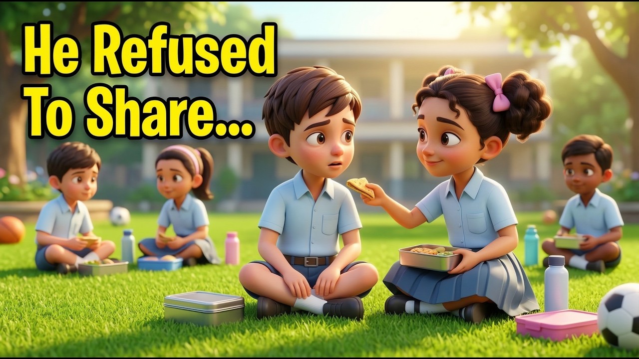 Sharing is Caring ❤️ | A Small Story with a Big Lesson | Kids Moral Story