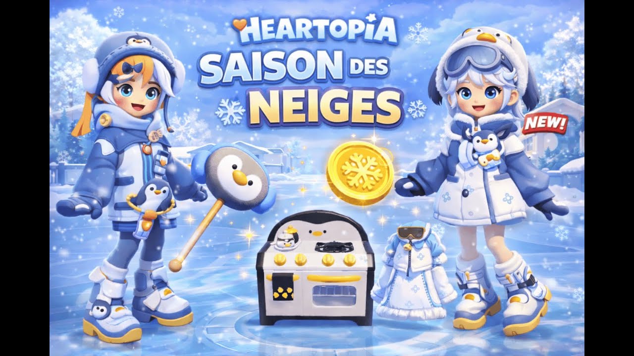 Heartopia ❄️ La Saison des Neiges débute | Premières activités & r&compenses  #heartopia #cozy