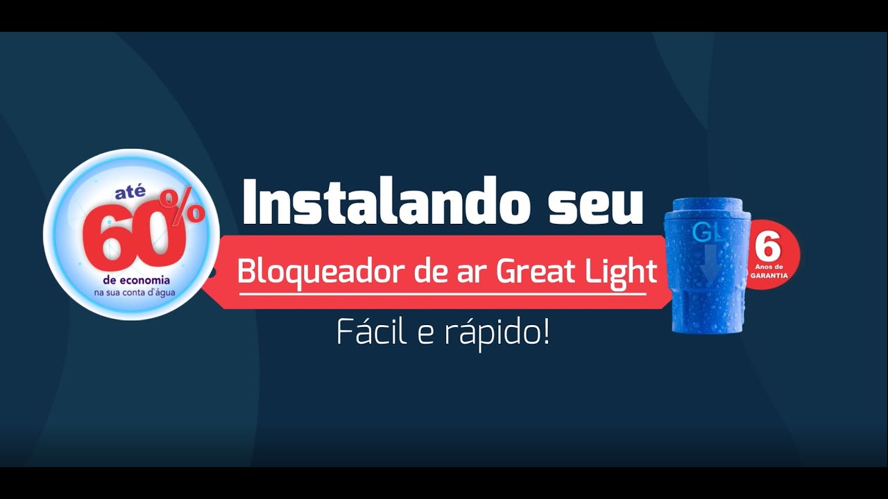 Instalando o Bloqueador de ar Great Light