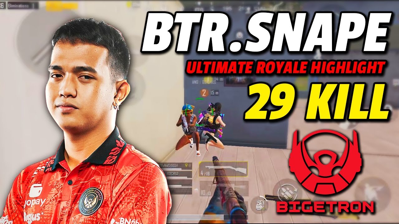 PUBG Mobile indonesia : BTR.Snape Ultimate Royale Highlight