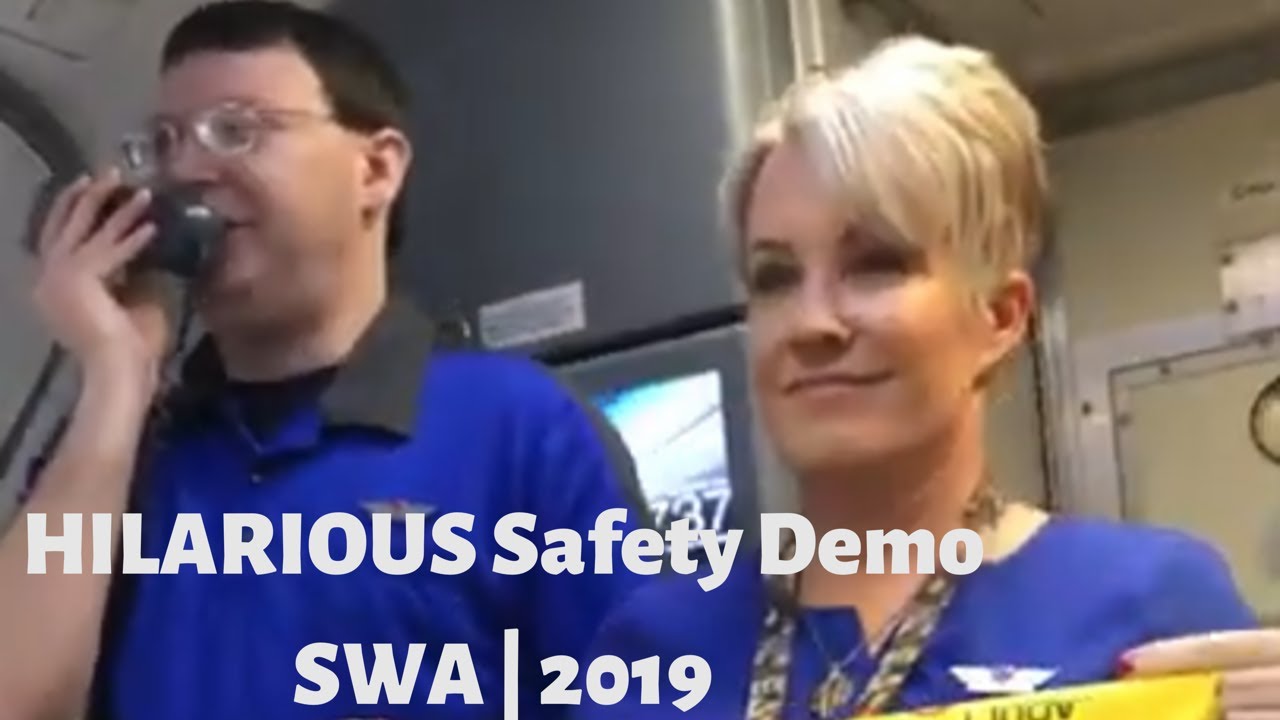 The BEST & FUNNIEST SOUTHWEST Safety Demo || HILARIOUS || Must Watch
