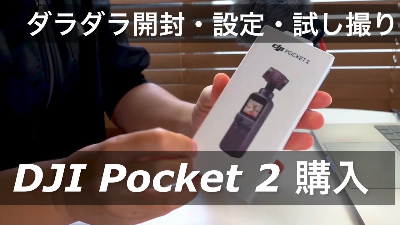 DJI Pocket 2を購入 ダラダラと開封&初期設定&試し撮りなど(モーションラプスやNDフィルターなども