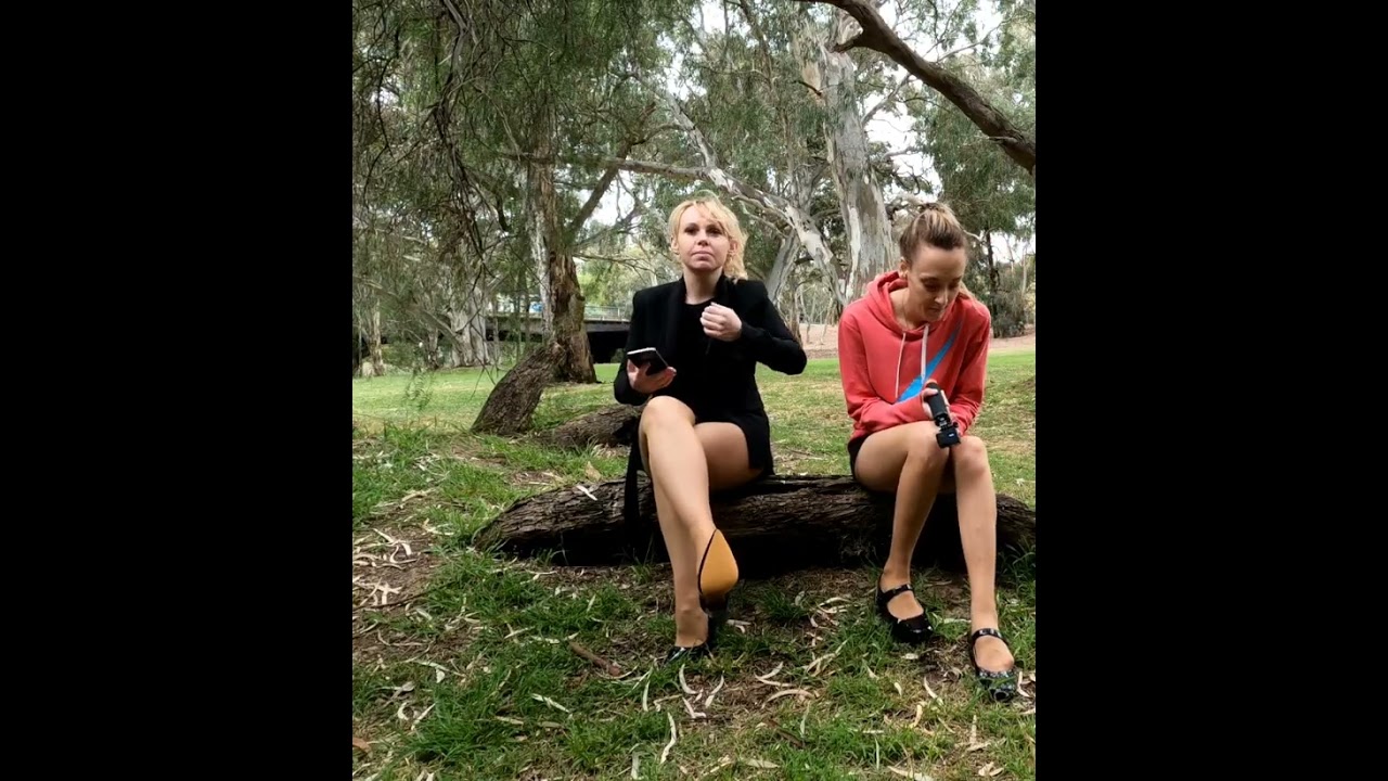 Two Lovable Girls Shoeplay 