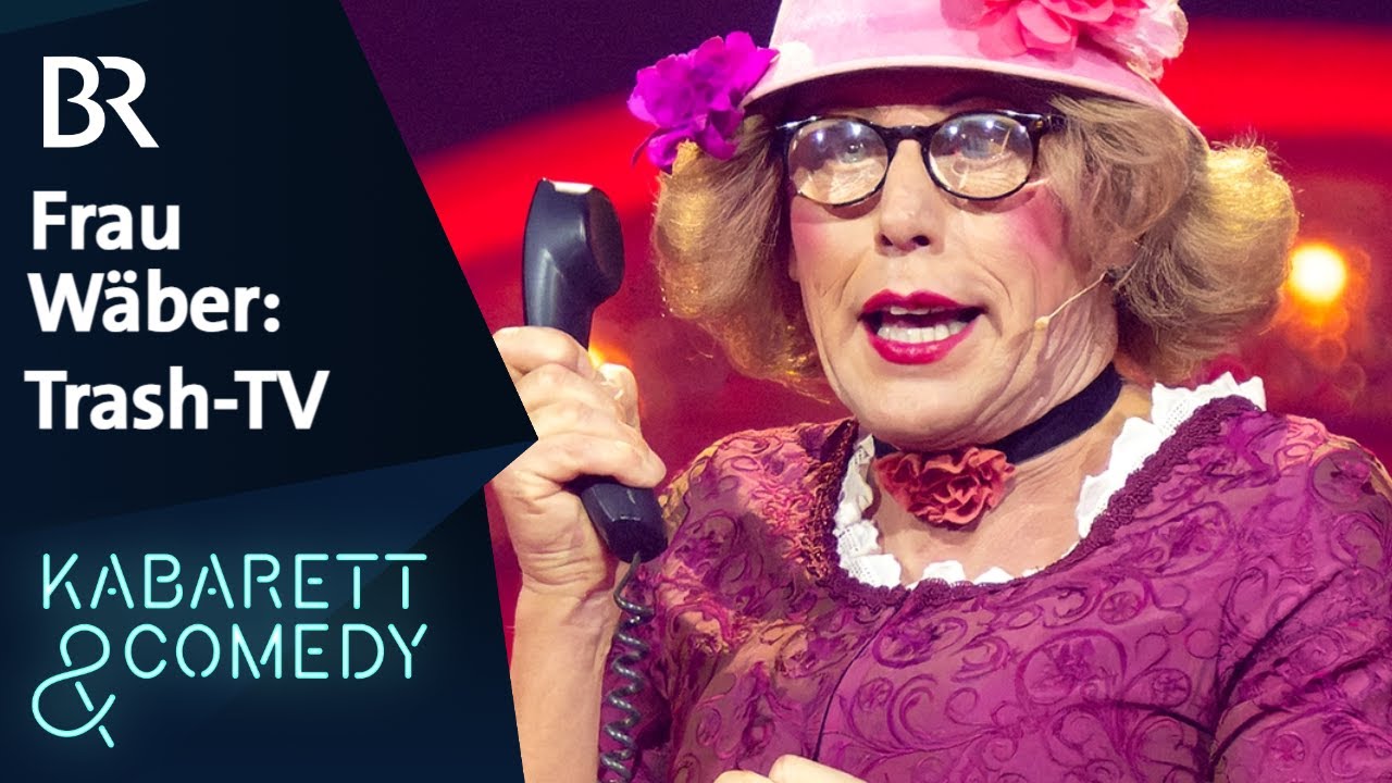 Hansy Vogt als Frau Wäber: Trash-TV | Schwaben weissblau, hurra und helau 2025 | BR Kabarett &Comedy