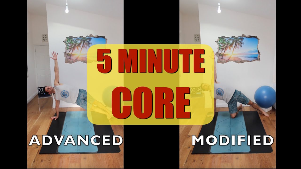 5 MINUTE CORE ABS TRAINING - Hari Kalymnios | The Thought Gym