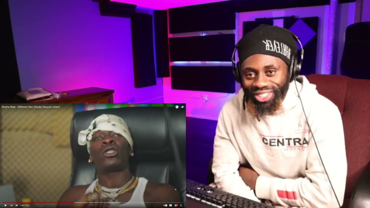 FIRST TIME REACTING TO | Shatta Wale - Different Star (Studio Session video) (REACTION!!!)