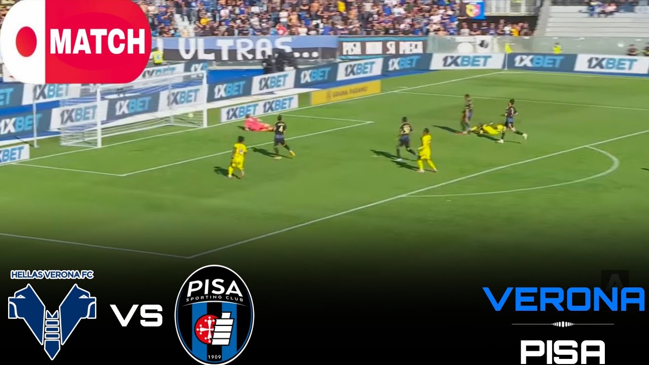 LIVE : Verona vs Pisa Live Stream / Italian Serie A Match - 2026