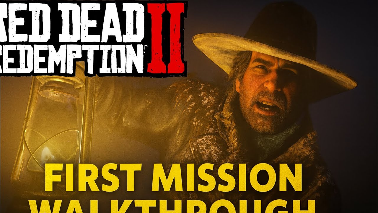 RDR2 – The First Mission Walkthrough | Entering the Blizzard With Arthur Morgan 