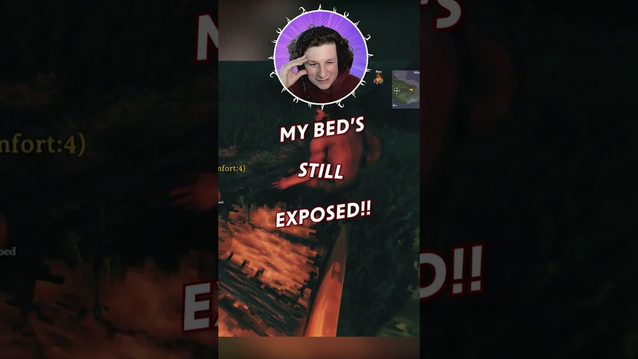 A Rough First Night in #Valheim