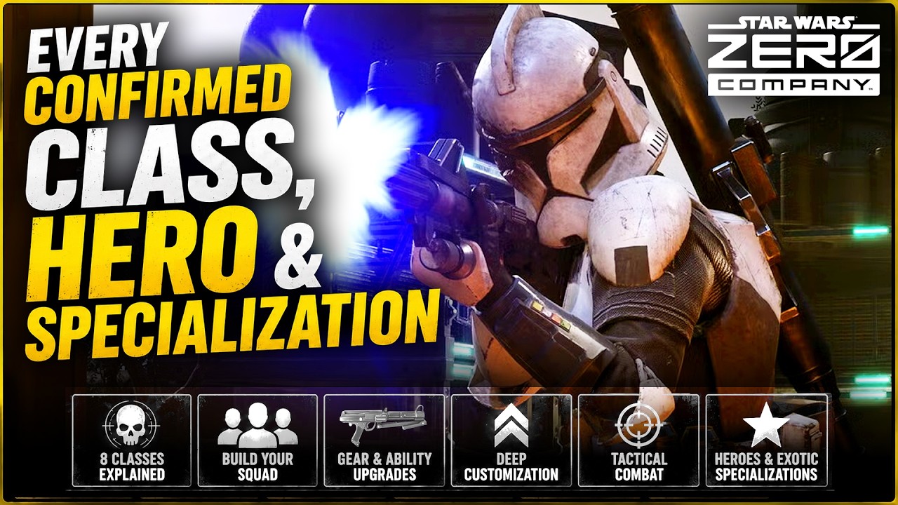 Star Wars Zero Company - Every Class & Specialization Explained