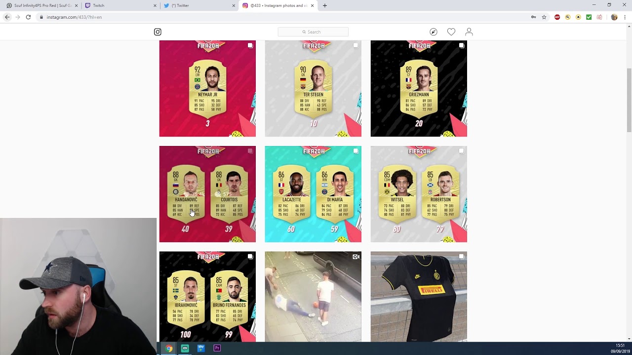 Top 100 FIFA 20 player ratings