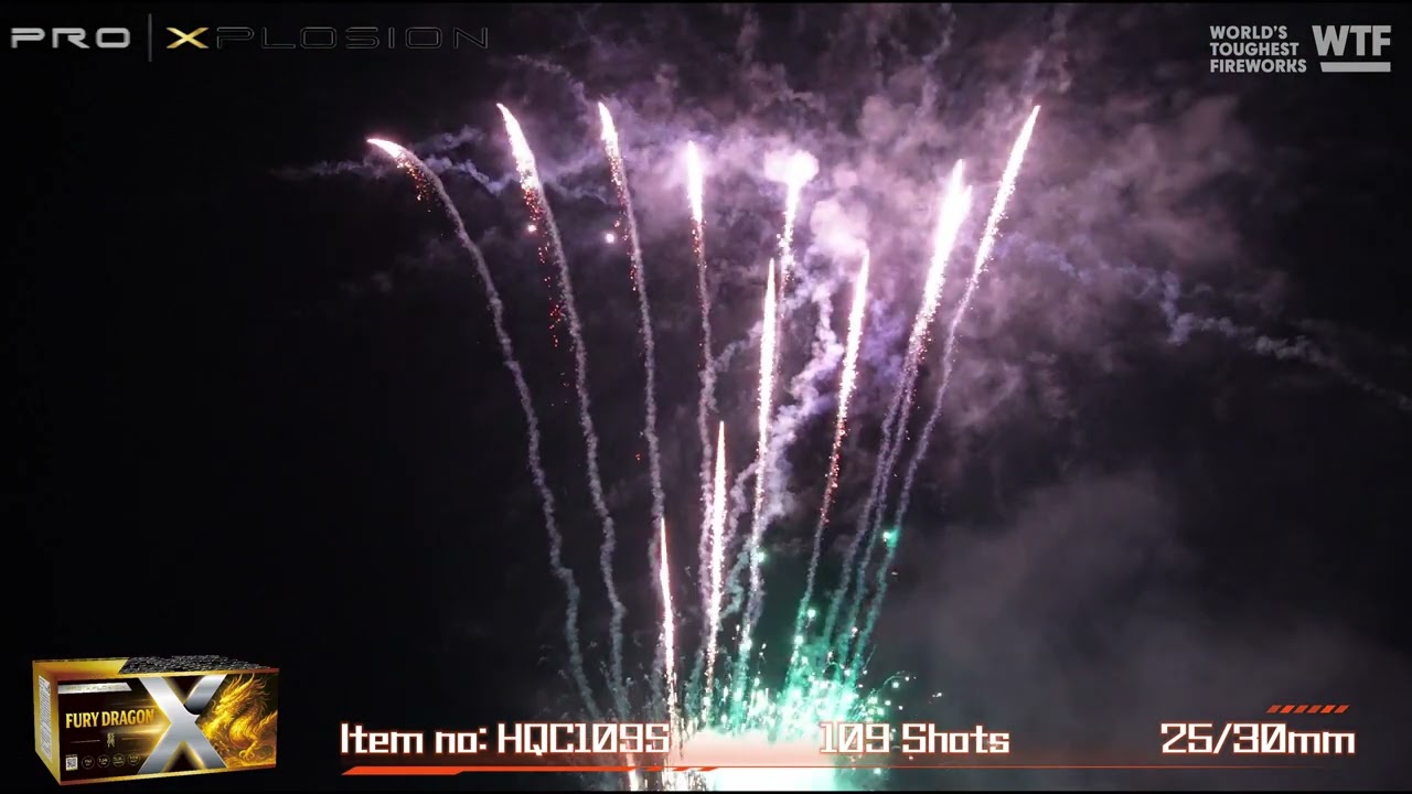 FURY DRAGON - HQC109S - 1.3G - 109 shots - COMPOUND