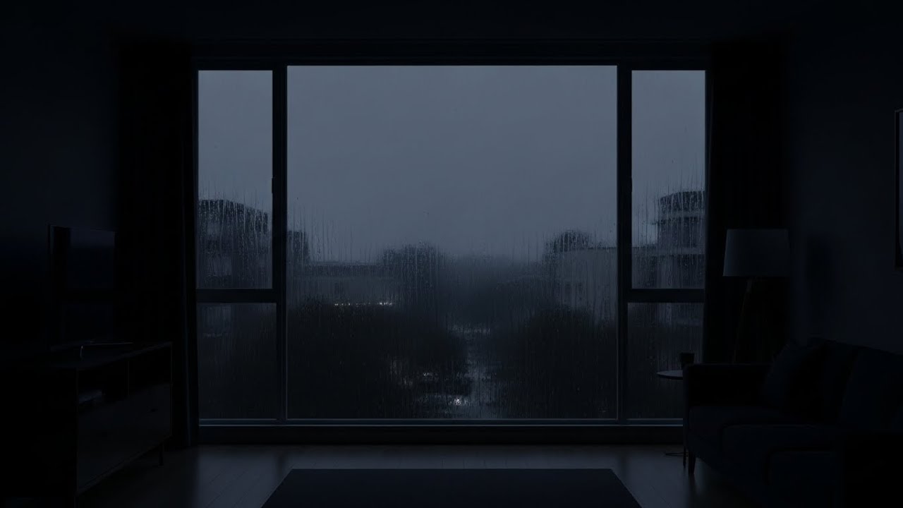 Rain Sounds to Stay Asleep All Night | Gentle Window Rain (8 Hours)