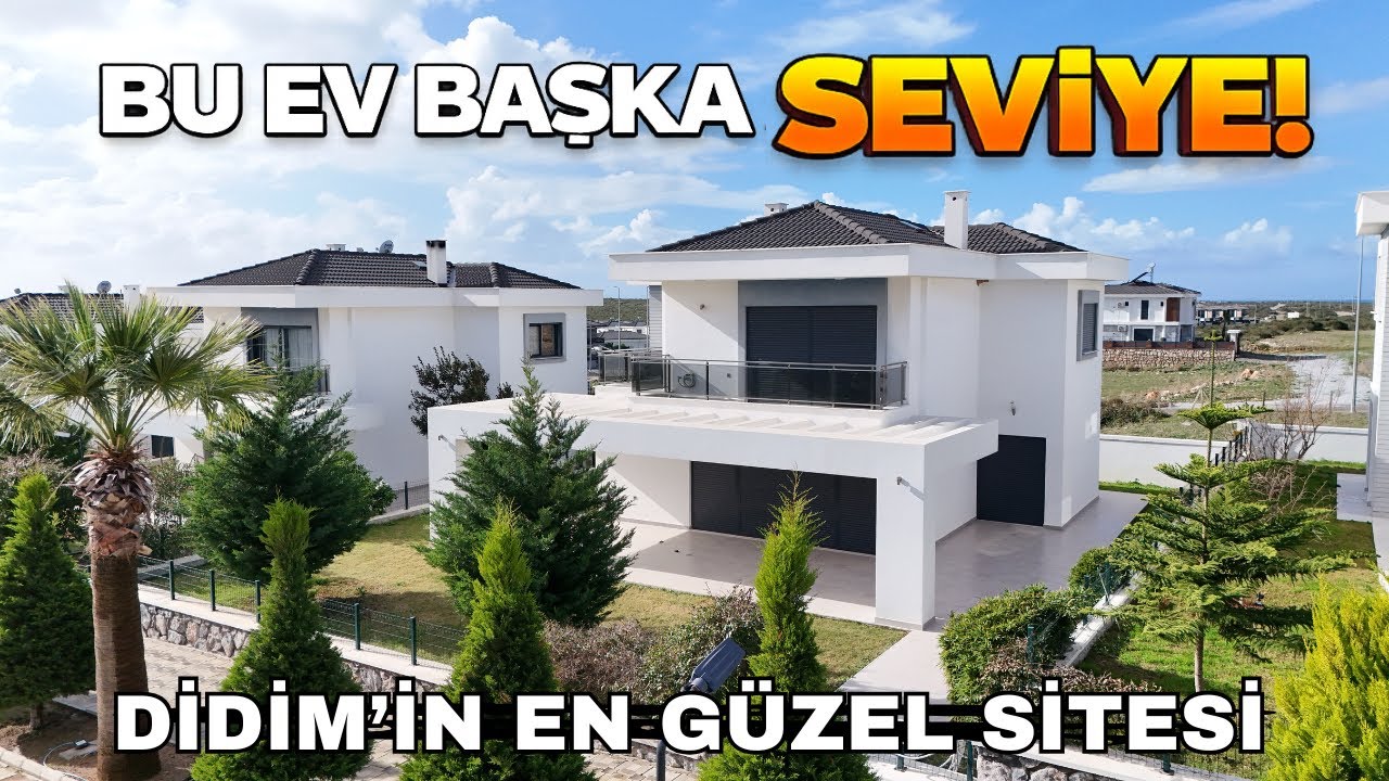 Bu Ev Başka Seviye! Didim’de 500 M2 Arsa İçinde En İyi Sitede Lüks Villa (D-41)