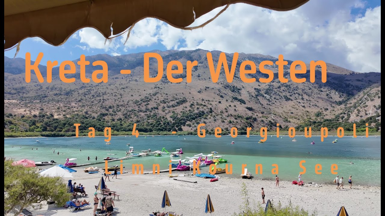 Kreta, der Westen  - Georgioupoli, Lake Limni Kourna, Platanes Beach - Tag 4
