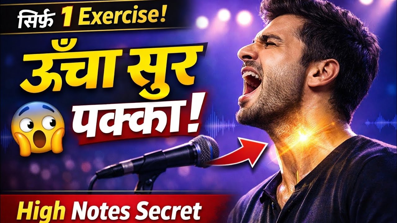 High Notes बिल्कुल Easy! | 1 Exercise से ऊँचा सुर Strong बनाओ 🎤