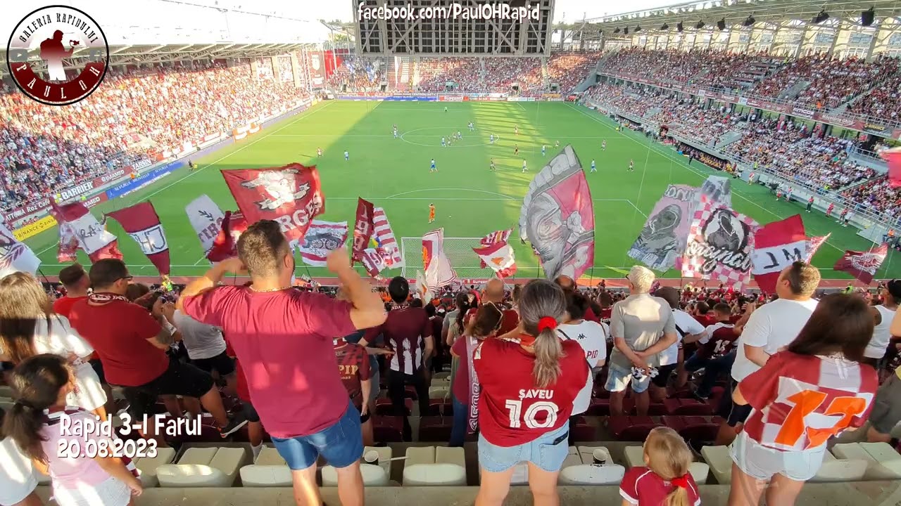 Un strigăt din vechea Troie @ Rapid - Farul (3-1) 20.08.2023