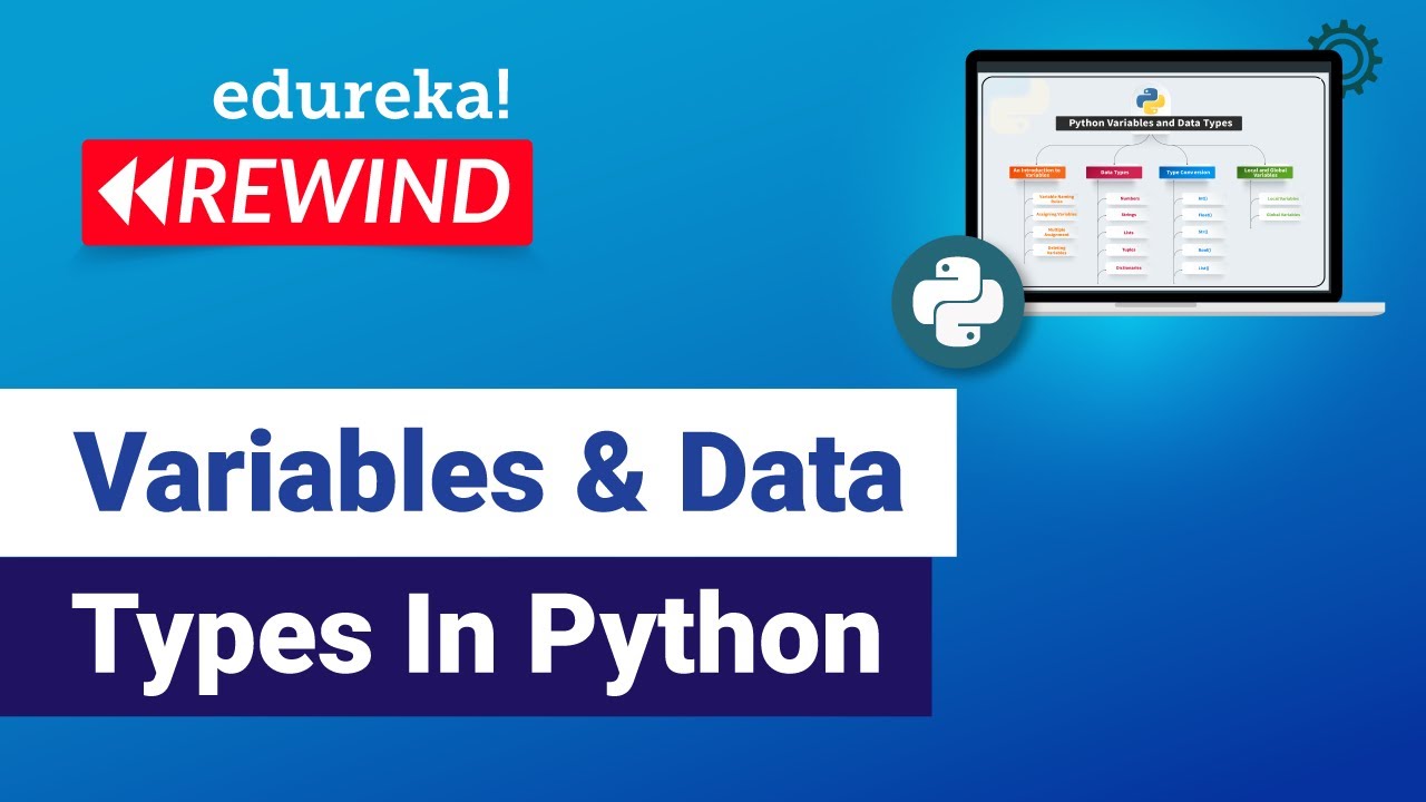 Variables & Data Types In Python | Python Tutorial For Beginners | Python Programming | Edureka