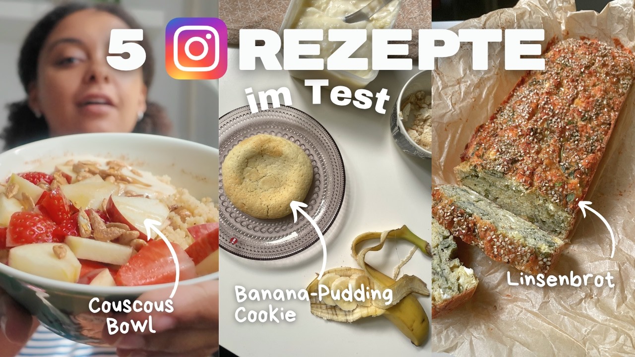 Ich teste tatsächlich meine abgespeicherten Insta-Rezepte | Teil 2 🍓🫣
