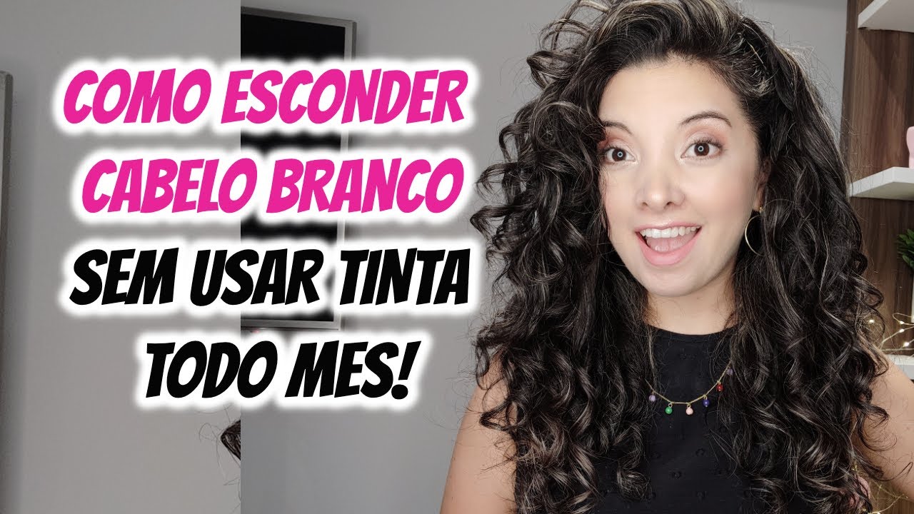 COMO DISFARÇAR CABELO BRANCO! | Curly Astrid