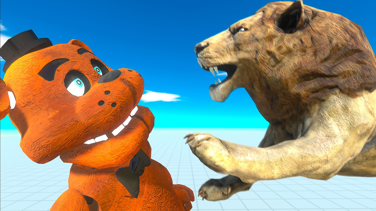 Freedy & Lion – DAY 0 Monster Clash 🦁🔥 | Animal Revolt Battle Simulator