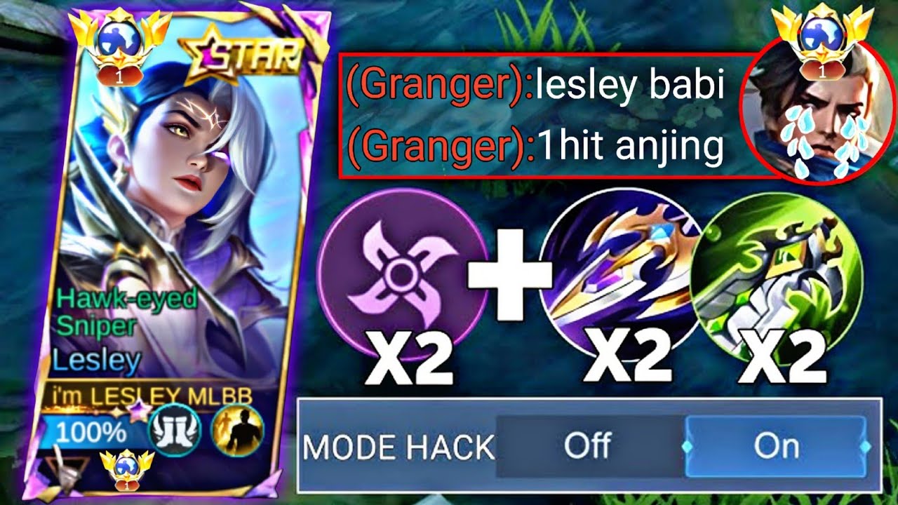 PAKAI BUILD INI DI JAMIN DAMAGE LESLEY MAKIN SAKIT 😱 BUILD LESLEY TERBARU 2026 | MLBB
