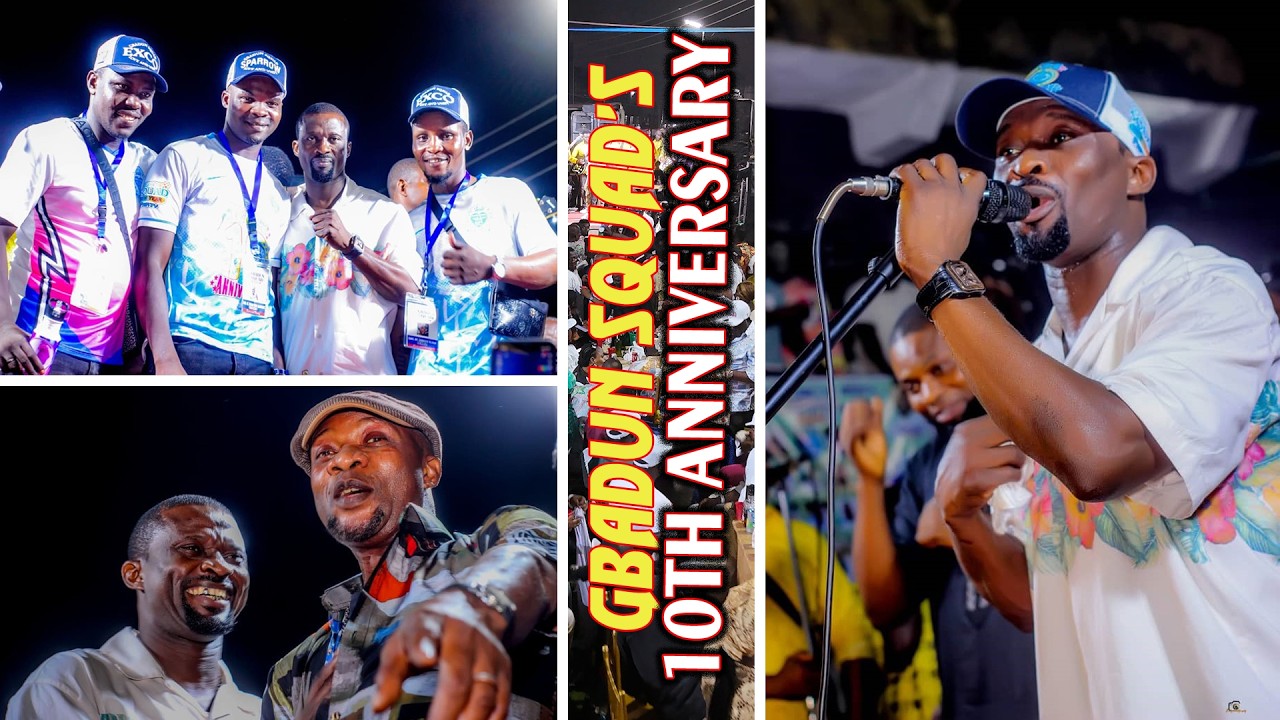 10TH ANNIVERSARY CELEBRATION OF MUSHIN'S GBADUN SQUAD