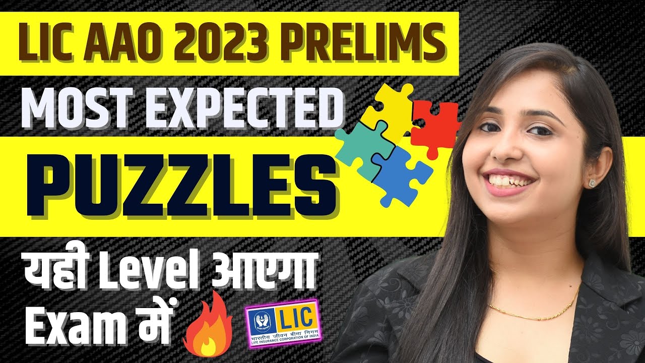Most Expected Puzzles & Seating Arrangements || LIC AAO 2023 Prelims || This is the level that wi...