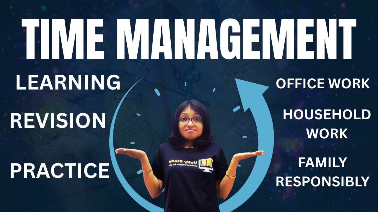 Ultimate TIME MANAGEMENT|REVISION MANAGEMENT |WORK BALANCE|FAMILY RESPONSIBILITY-Strategy Motivation