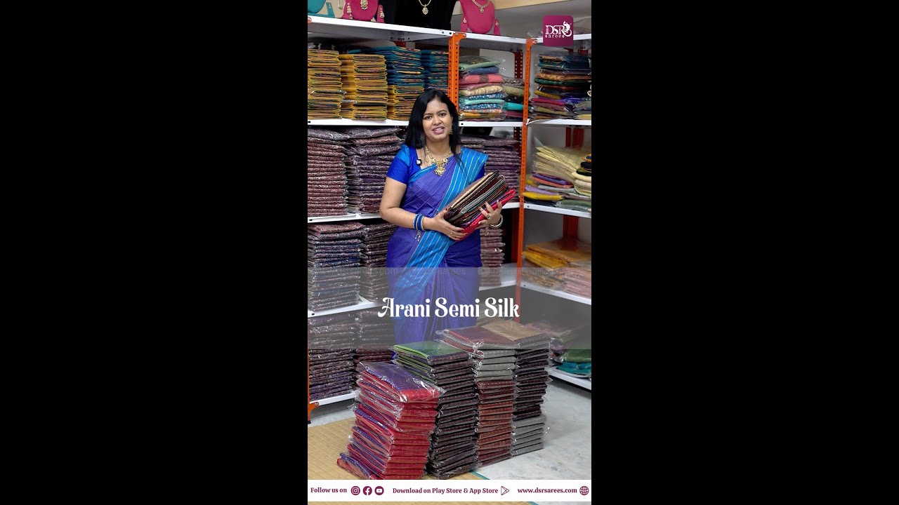 Arani semi silk vairaooshi sarees | Booking: 7305626399 | www.dsrsarees.com