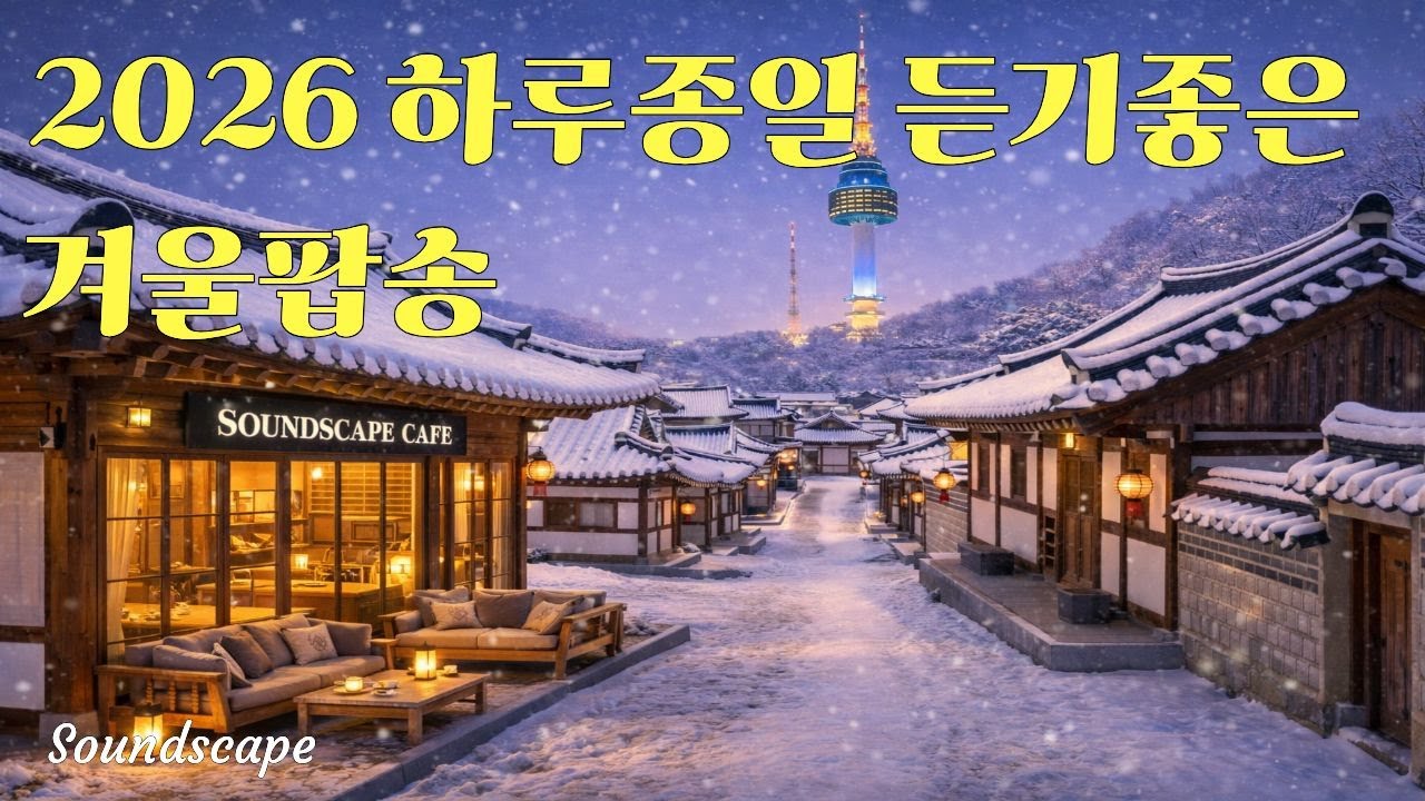🍀🎧2026 하루종일 듣기좋은 겨울팝송 ☕마음이 편해지는 음악🎼#위로가되는 음악#힐링음악 #희망노래#카페브금#겨울감성#위로음악#잔잔한음악 #편안한음악#매장음악#노동요#위로음악