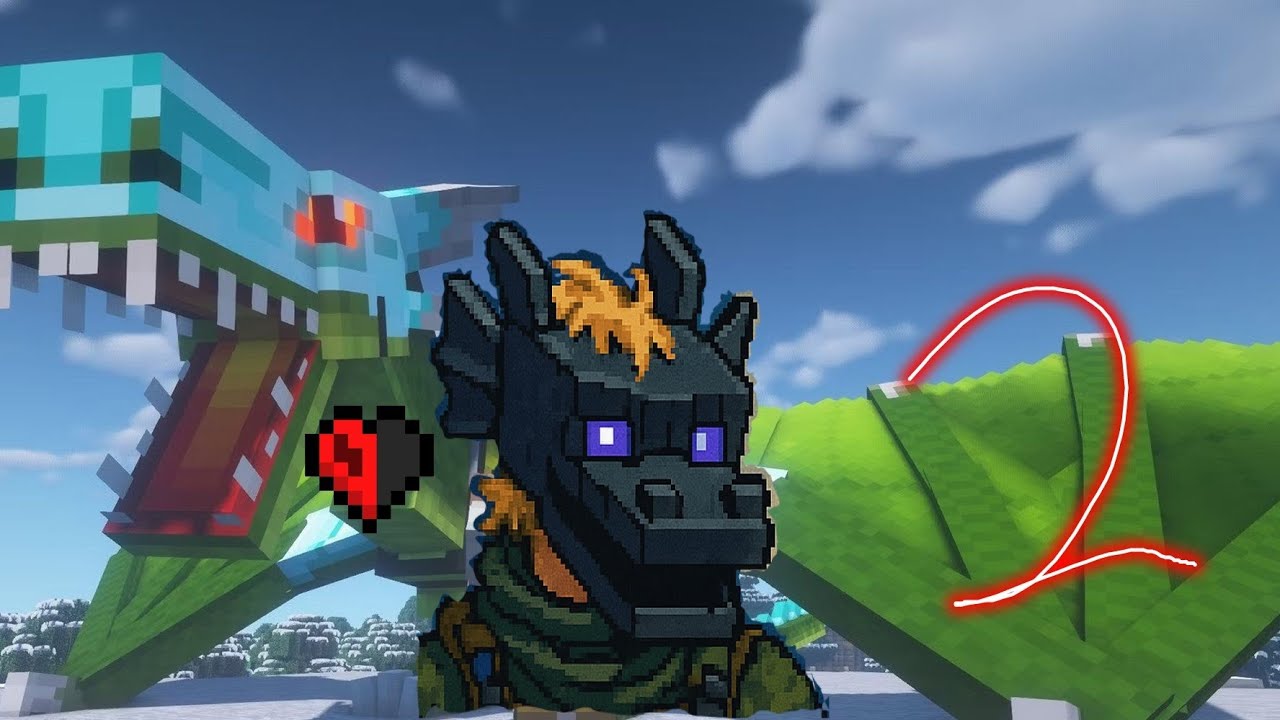 Skoro ma zabil drak v Minecraftu #2