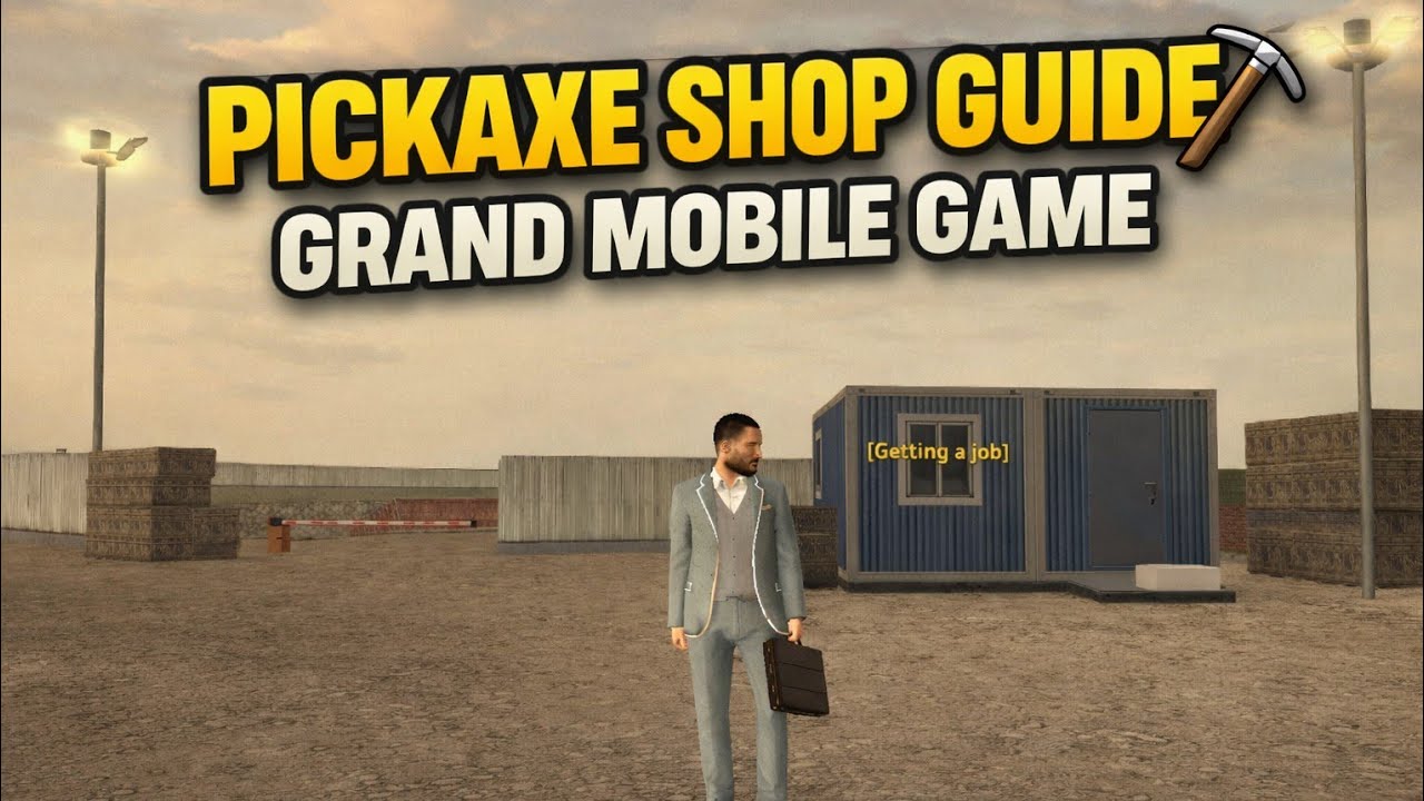 How to Manage Your Pickaxe Shop in Grand Mobile Game | Beginner Guide