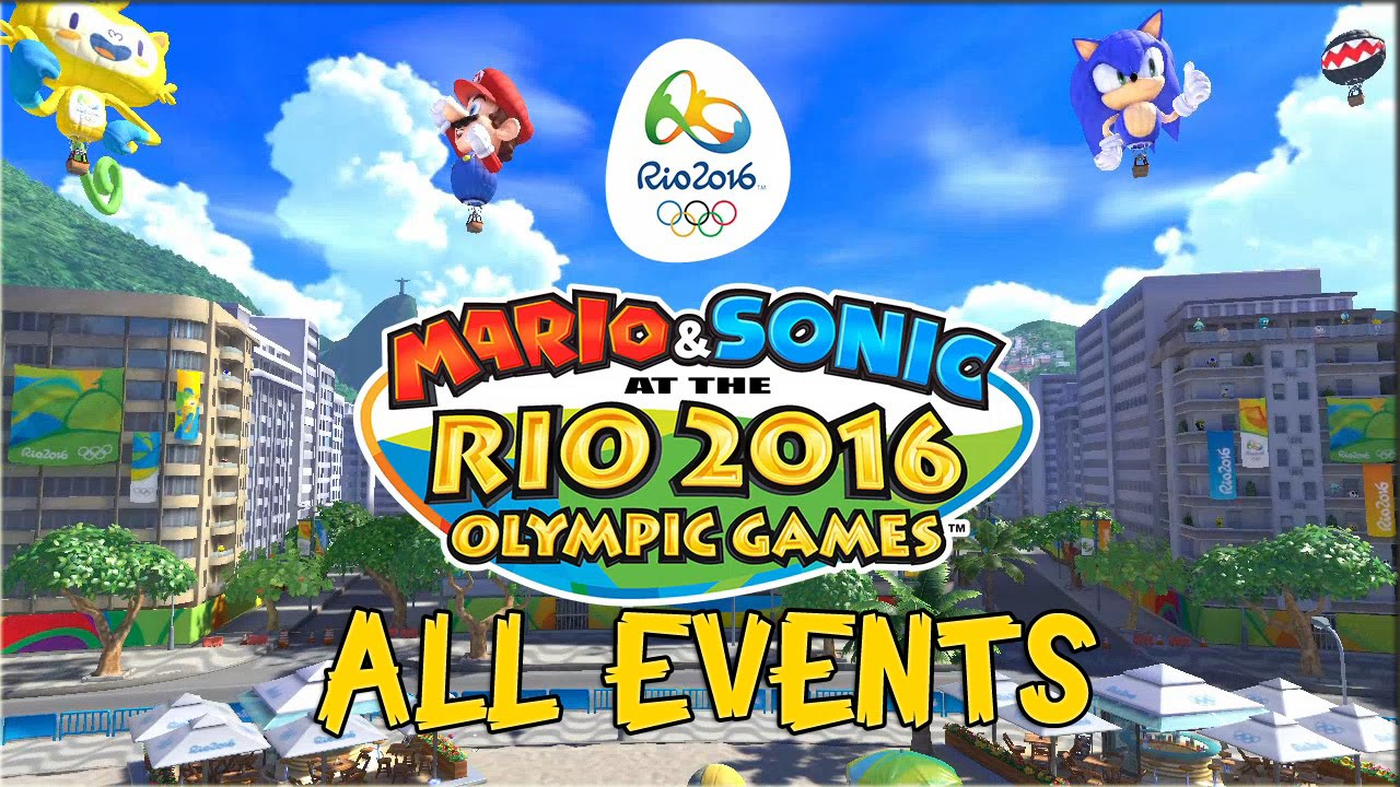 Mario and Sonic at the Rio 2016 Olympic Games [Wii U] - ALL EVENTS