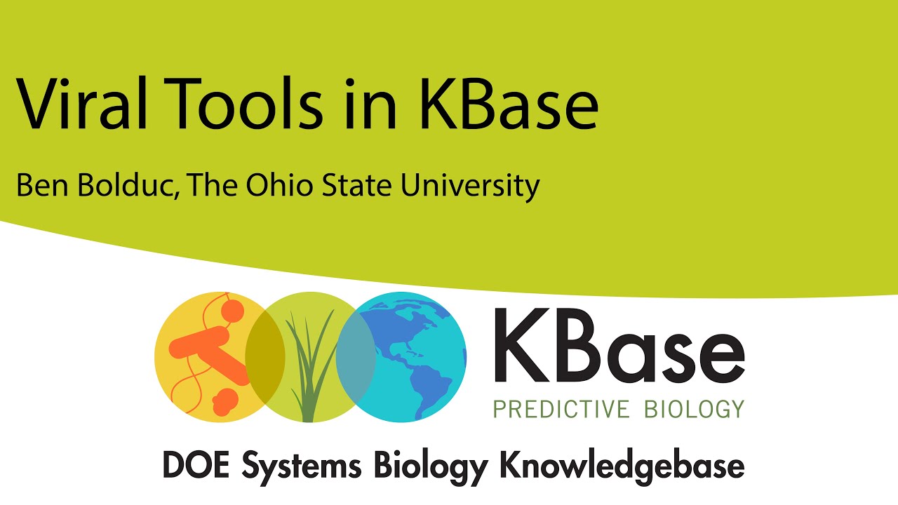 Viral Tools in KBase - Webinar - 4 November 2020