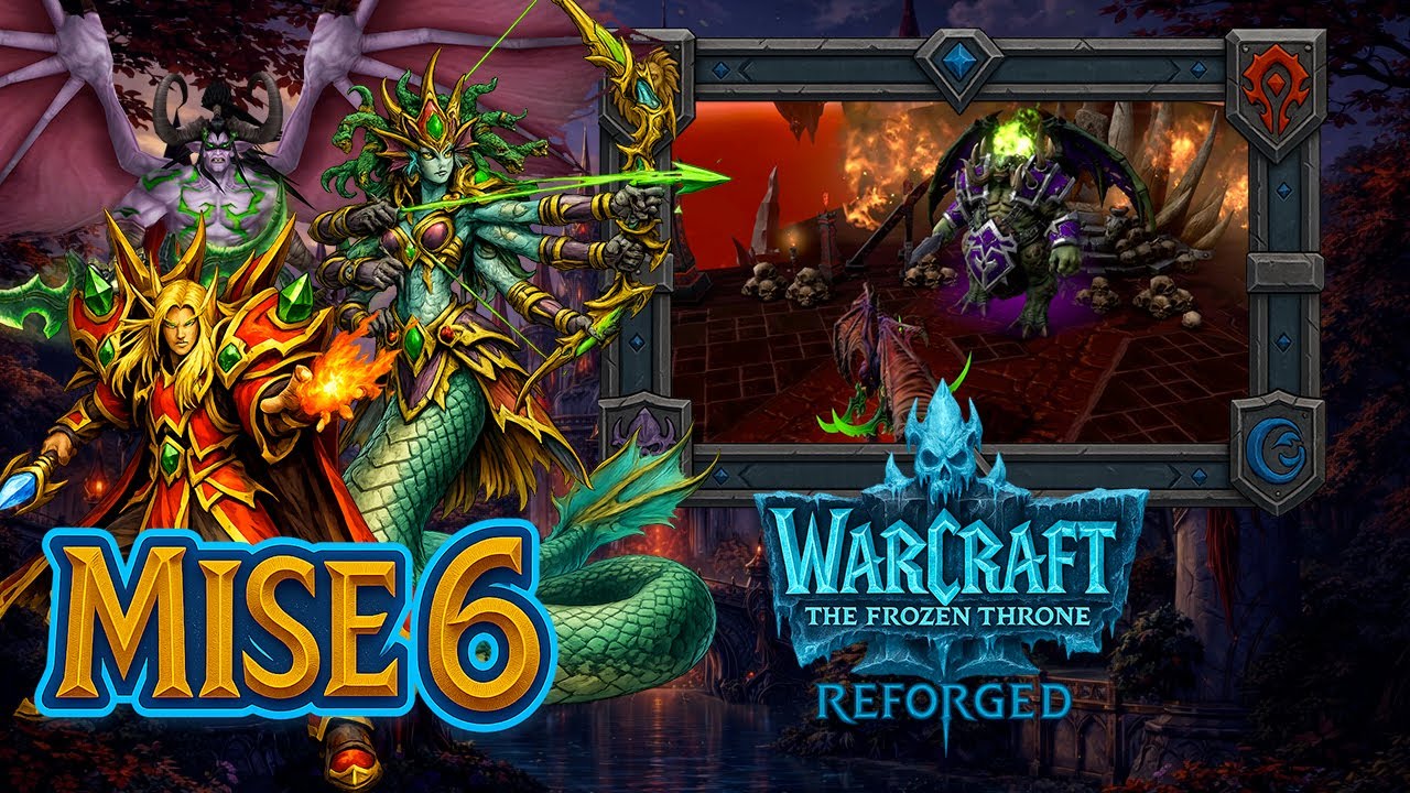 Warcraft 3 Reforged CZ Gameplay s CZ dabingem | Krvavý Elfové – Mise 6