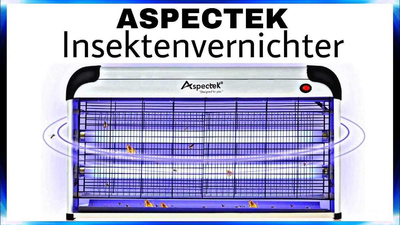 ASPECTEK 40W UV Insektenvernichter | Test & Review | 4K Ultra HD | „DaLaMo“