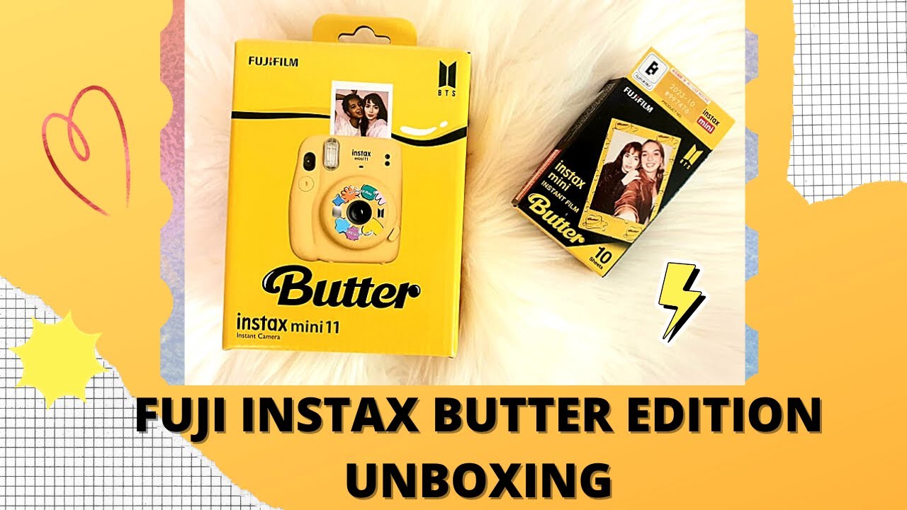 Instax Mini 11 BTS Butter Edition Unboxing & How to Use