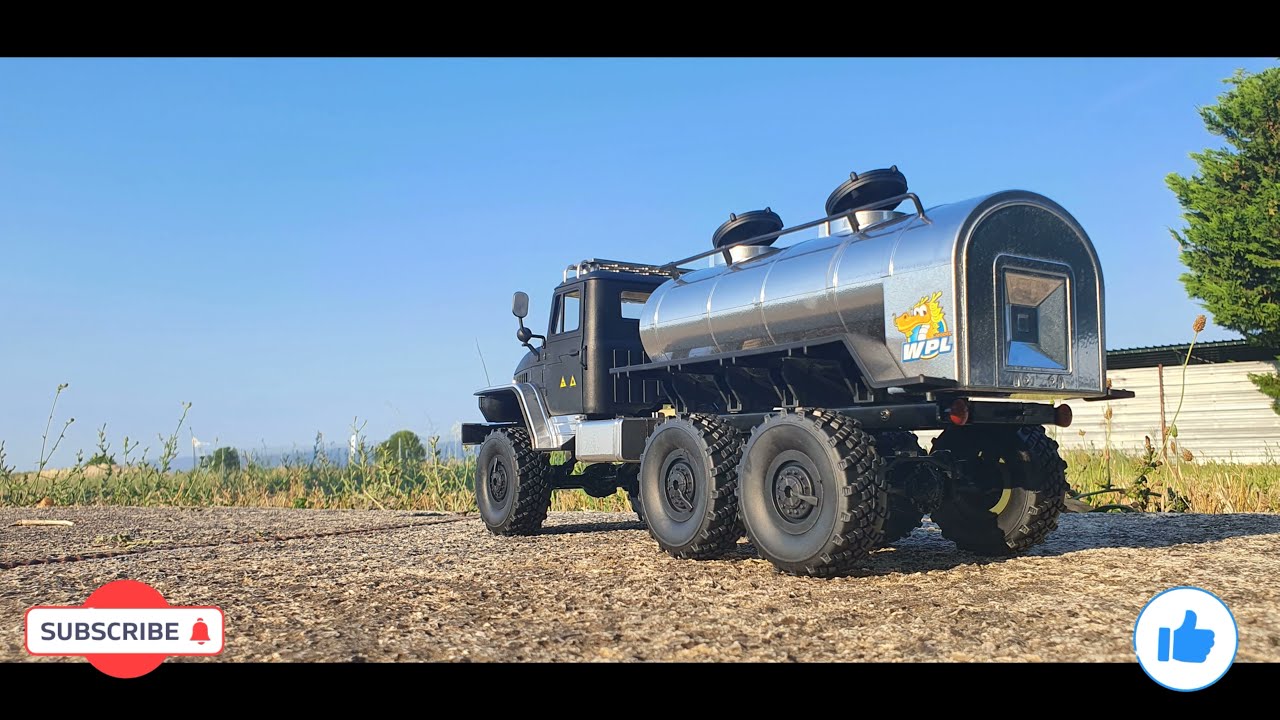 Wpl B36 Truck Rc Custom Mods Creative Project Modified Upgrade Train Oil Tank  B 36