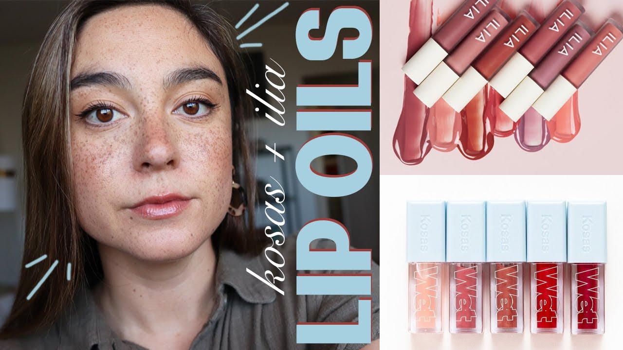 NEW Ilia Balmy Gloss Lip Oil vs. Kosas Wet Lip Oil Gloss