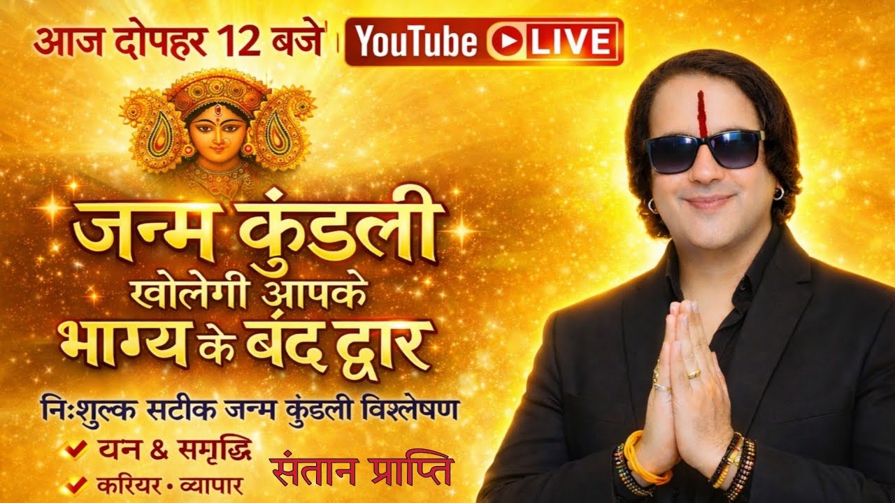 🔴 LIVE भाग्य परिवर्तन आज | निःशुल्क जन्म कुंडली विश्लेषण #Viral #Live #Astrology #Gemini #2026 #Upay