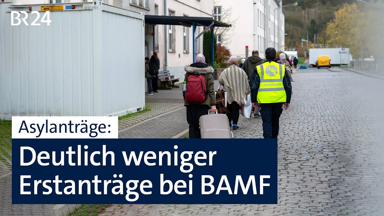Asylzahlen: Deutlich weniger Erstantr&auml;ge bei BAMF | BR24