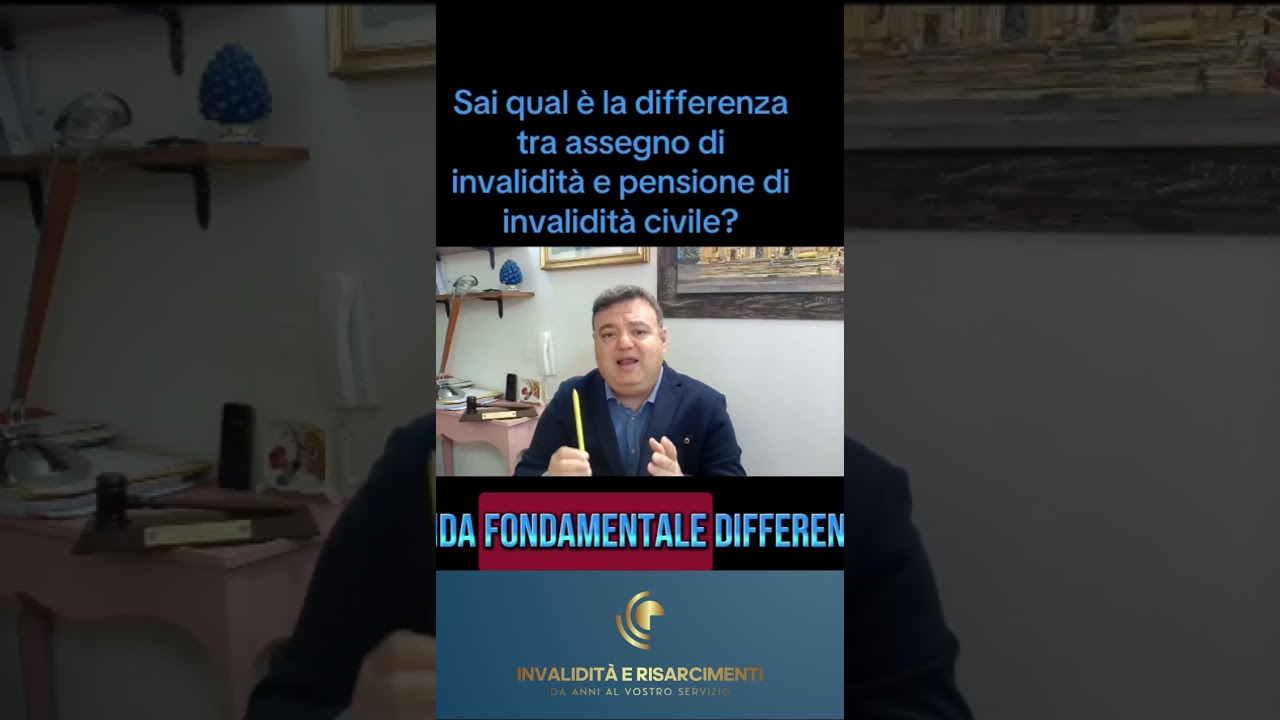 La differenza tra assegno di invalidit&agrave; e pensione di invalidit&agrave; civile