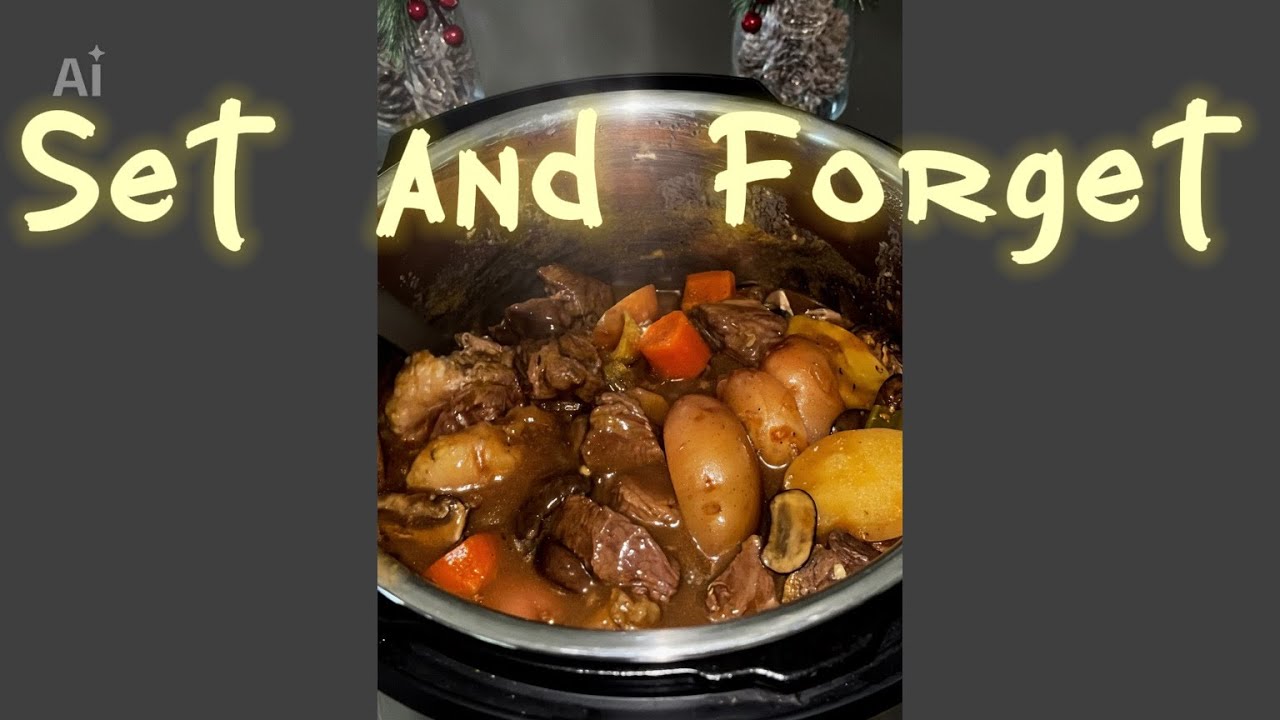 Easy Slow Cooker Beef Stew for Beginners | No Fail Stew